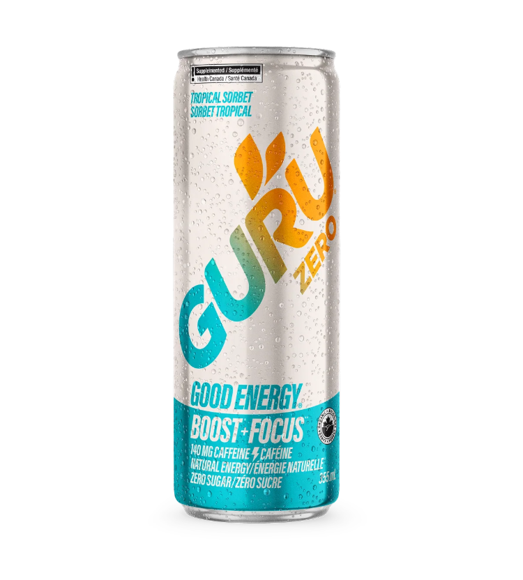Image GURU GOOD ENERGY Zero Tropical Sorbet 355ml